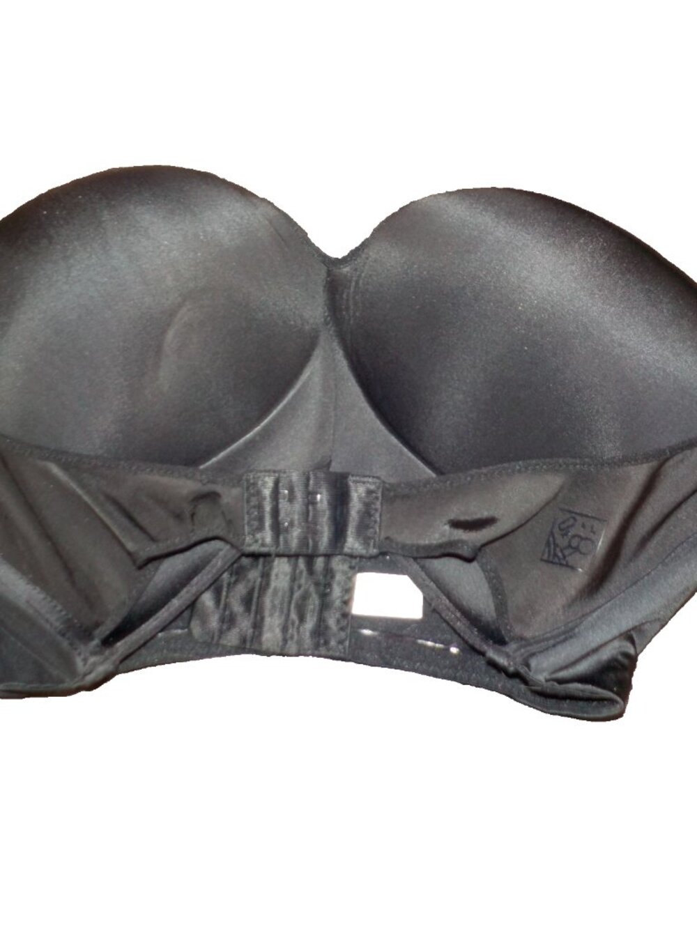 (Lot of 2) O2 Strapless Contoured Push-up Bra Uplifting Front Straps Size 38/8 - Picture 6 of 7